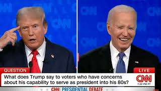 Cringeworthy moments from Biden and Trump CNN Presidential Debate [upl. by Enelyad685]