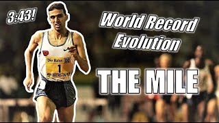 THE WORLD RECORD HISTORY OF THE MILE  The Progression to 343 [upl. by Herahab304]