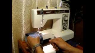 Sewing machine Швейная машина Vendomatic 7949 Германия test атлас джинс кожа [upl. by Holmes]