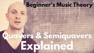 Beginners Music Theory  4 Quavers amp SemiQuavers [upl. by Adriell]