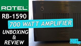 ROTEL RB 1590 AMPLIFIER Review With MartinLogan ESL X  The 700 Watt BEAST [upl. by Hall]