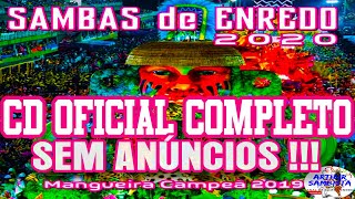 CDOFICIALSAMBAS DE ENREDO 2020 GRUPO ESPECIAL RIO DE JANEIROCOMPLETO  COM LETRA [upl. by Anua4]