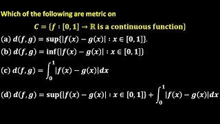 Expert CSIR NET Coach Share metric space previous year question solution [upl. by Arman]