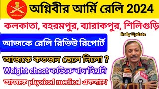 Agniveer Army Rally 2024😱  West Bengal Army Rally Review Physical Medical 💯 agniveerarmyrally2024 [upl. by Essirahc]