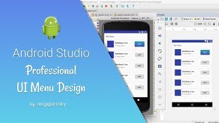 Modern UI Design using LinearLayout in Android Studio Tutorial [upl. by Klinges997]