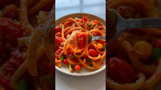 Fresh Pici Pasta with Red Wine Recipe pastarecipe recipeshare tomatosauce cookwithme [upl. by Harlan]