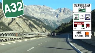 IT  A32 Driveway to the Frejus Tunnel T4  Susa  Bardonecchia [upl. by Josefa]