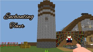 Minecraft build enchanting tower [upl. by Eah]