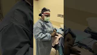 How do Surgeons put on their gloves shorts [upl. by Silisav]