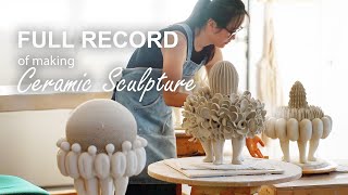 Making ceramic sculpture from clay  Transplant series [upl. by Taft919]