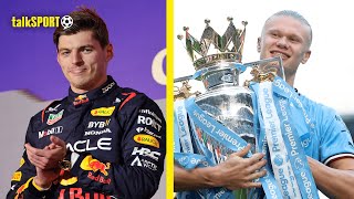 Sebastian Vettel Compares Max Verstappens F1 Success To Manchester Citys Trophy Triumphs 🏎⚽️ [upl. by Anerda717]