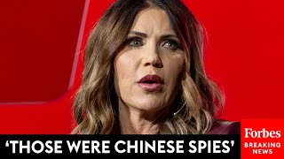 Kristi Noem Shockingly Claims Chinese Spies Tried To Visit Her State In Blunt Warning About CCP [upl. by Milly]