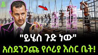 Syria  አለምን ያስደነገጠው የሶሪያ እስር ቤት ተረክ ሚዛን Salon Terek [upl. by Sucrad153]