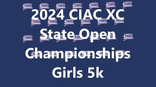 2024 CIAC XC State Open Girls Championship Race [upl. by Myrtie618]