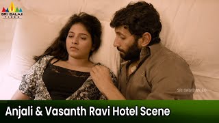 Vasanth Ravi amp Anjali in Hotel Room  Taramani  Latest Dubbed Movie Scenes SriBalajiMovies [upl. by Airehs]