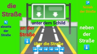 mit dem Auto über die Straße an der Straße auf dem Weg unterwegs nach Hause fahren zu dir gehe [upl. by Ahsakat]