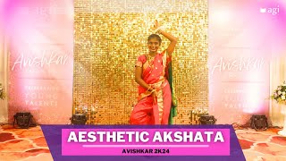 Avishkar 2024  AESTHETIC AKSHATA  Agrawal Commerce Classes  Vikhroli [upl. by Nivar]