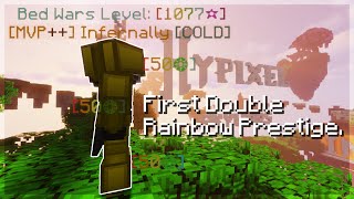 Hypixels First Double Rainbow Prestige [upl. by Berkman224]