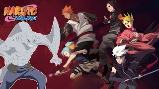 Naruto Online  Strong Approaching  Kisame Shark Mode  Water Prison Shark Dance Jutsu [upl. by Ressay]