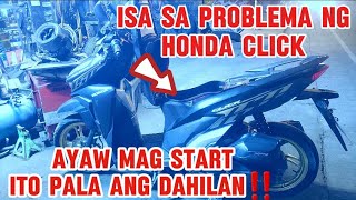 BAKA MANGYARI SA INYO TOHONDA CLICK 150i V2AYAW MAG START [upl. by Urion]