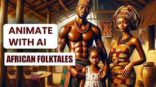 How to Create AFRICAN folktales Story Videos for FREE  Animated African folktales 2024 [upl. by Breh]