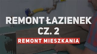 Remont łazienek  układanie płytek w toalecie i łazience [upl. by Adnaral489]