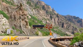 Colorado Rocky Mountain Scenic Drive Glenwood Springs to Denver I70 Colorado 4K 60FPS [upl. by Uta35]