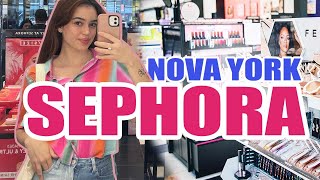 Tour na MAIOR Sephora de Nova York [upl. by Akcirderf]