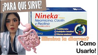 NINEKA NEOMICINA PECTINA CAOLIN para que sirve como tomarla [upl. by Auhsohey857]