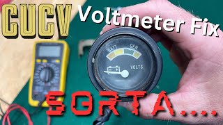 CUCV Voltmeter Fix [upl. by Semajwerdna]