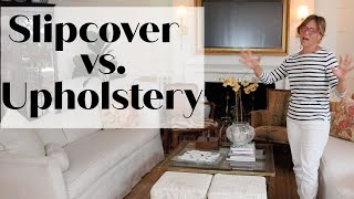 Which is better and easier to DIY Slipcover or UpholsteryAKA the case for slipcovers [upl. by Anik]