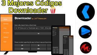 Descubre los 3 Mejores códigos Downloader  Movie  🍿Mejor Codigo aplicacioned para 2024 [upl. by Leiso848]