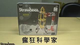 STRAWBEES多樣巧拼創意吸管 基礎教學 簡易玩法 認識Strawbees 三角錐做法 兒童智能開發課程 [upl. by Sophi]