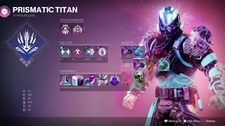 New Pve Prismatic Stasis Build amp Fashion for Titan with Icefall Mantle season 25 Destiny 2 [upl. by Jd229]