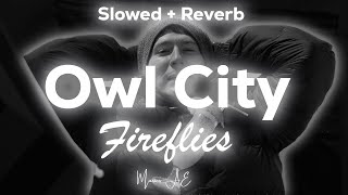 ♡ Owl City  Fireflies ♡ Slowed  Reverb  Lyrics [upl. by Nede]