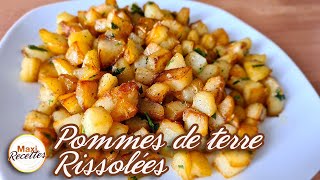 Pommes de Terre Rissolées  Recette Facile et Rapide [upl. by Alveta]