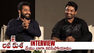 Jr NTR and Kalyan Ram Special Interview About Jai Lava Kusa  TFPC [upl. by Beeck749]