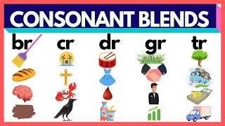 LEARN TO READ  CONSONANT BLENDS  Br Cr Dr Fr Gr Pr Tr  IMPROVE READING amp VOCABULARY SKILSS [upl. by Adrien709]