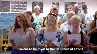 For Russians In Latvia Citizenship Is Tricky But Sights Are Set On Europe [upl. by Herby]