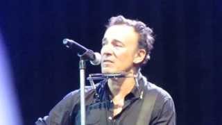 Bruce Springsteen  quotThunder Roadquot Live acoustic Paris 29 June 2013 [upl. by Noisla]