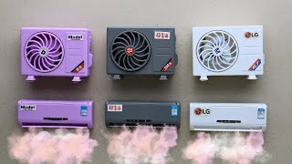 Top 3 Miniature Air Conditioner Unboxing amp Test Video  Best Gadgets Solar AC [upl. by Malachi]