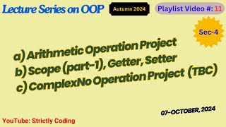 2024 10 07 Sec 4 Scope ArithMetic amp ComplexNo Operations [upl. by Johathan]