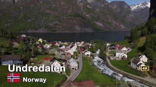 FROM ABOVE Norway  Experience the Amazing UNDREDALEN in 4K [upl. by Brenan]