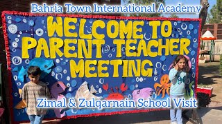 parents teacher meeting  bahria town international academy  bahria town school  2nd term exam [upl. by Aarika]