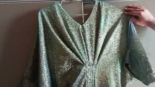 stylish long kaftan cutting stitchinghow to make cowl kaftankaftan dresskaftan cutting [upl. by Oelak998]