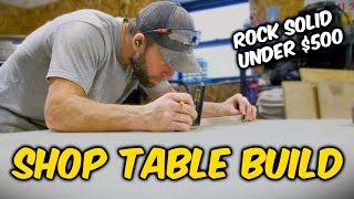 How to Build a Shop Table with 2x4s [upl. by Adias]