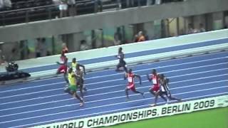 Usain Bolt 100m 958 world record from within stadium [upl. by Ellehsor516]