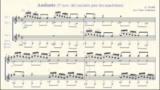 Chamber Music 55 quotAndantequot RV 5322 by A Vivaldi Classical Guitar Pedagogy [upl. by Aroda]