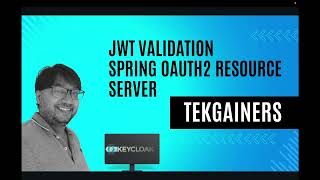 Token Validation  Validate JWT  Spring OAuth2 Resource Server  Keycloak [upl. by Diehl423]