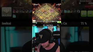 43 second triple new world record clash of clans coc worldrecord fastestattack [upl. by Buchbinder]